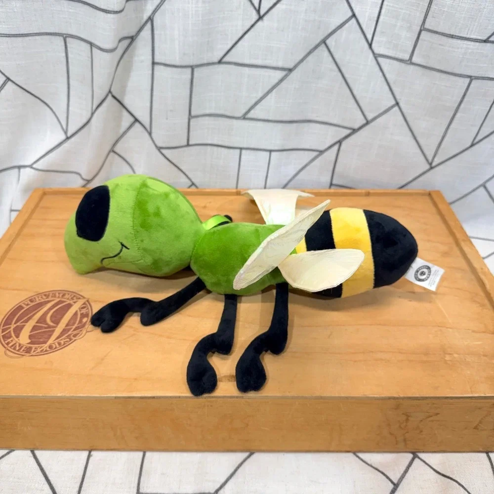 Alien Fresh Jerky‎ Green Bee Plush Iridescent Wings Stuffed Animal Baker CA 15in